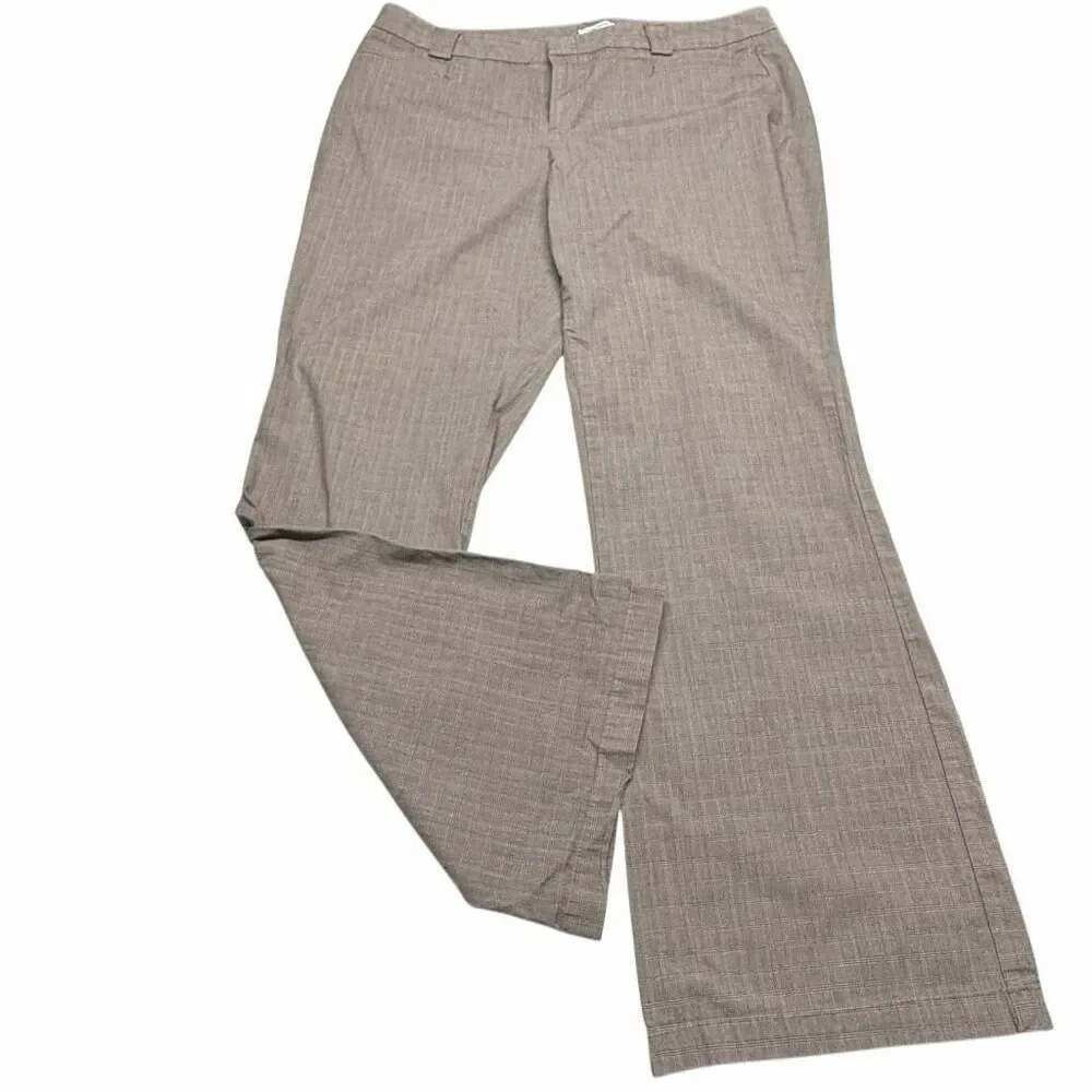 Dockers Glen Check Charlotte Bootcut‎ Favorite Fit Trousers